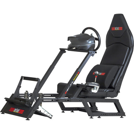 Næste niveau racing f-gt formel og gt simulator cockpit racing simulator (sort (mat))