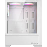 Xyz PC Gear Airone 300-X Mesh Midi Tower-hus (hvid | 1x USB-A | 1x USB-C | Hærdet glas)