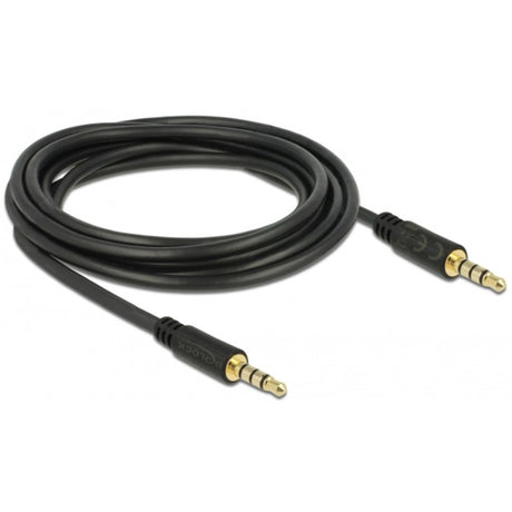Delock 3,5 mm hankabel > 3,5 mm hankabel (sort, 3 meter)