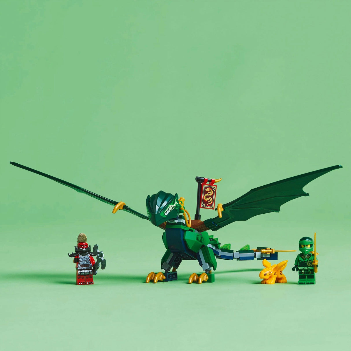 Lego ninjago 71829 lloyds grønne skovdrage
