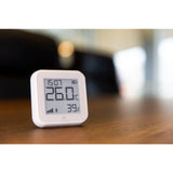 Shelly temperatur- og fugtighedssensor til smart home wi-fi gen3 fjernbetjening