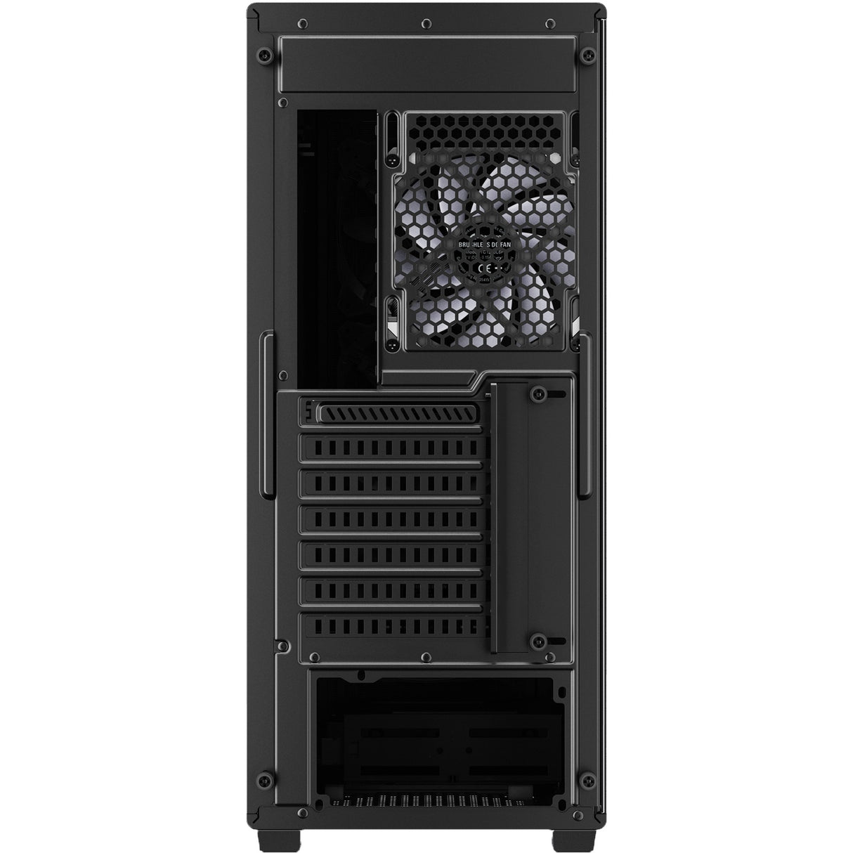 Sharkoon vk3 rgb midi tårnhus (sort | 2x usb-a | rgb | hærdet glas)