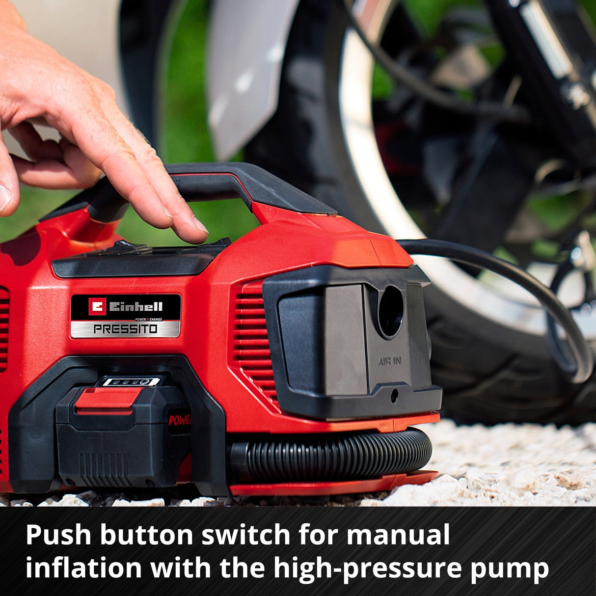 Einhell batterikompressor pressito 18 21 li solo - power