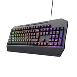 Trust GXT 836 EVOCX RGB gaming tastatur (sort, amerikansk layout (QWERTY), membran, 100 %, RGB)