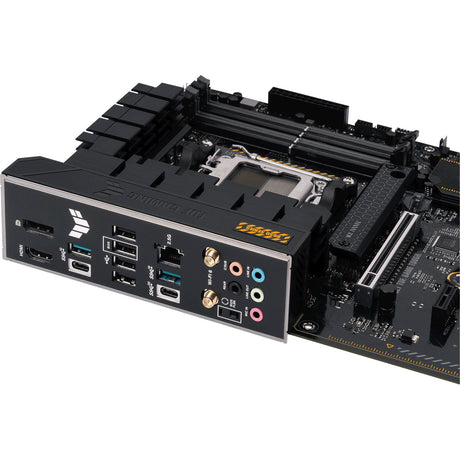 Asus Tuf Gaming B650-Plus WiFi Socket AM5 bundkort (sort lys orange, RAID, 2,5 GB-LAN, Wi-Fi 6, BT 5.2, Lyd, ATX)