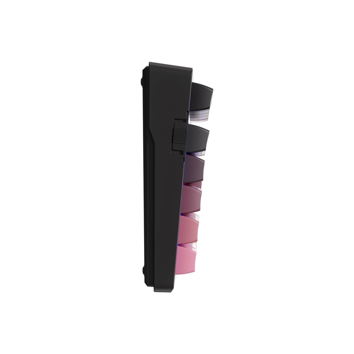 Mchose g98 pro sort pink cabbage tofu v2 trådløs tri-mode brugerdefineret mekanisk rgb gaming tastatur (sort, us layout (qwerty), ktt cabbage tofu v2, rgb, hot swap, sidegraveret pbt, trådløs | bluetooth | usb-c)