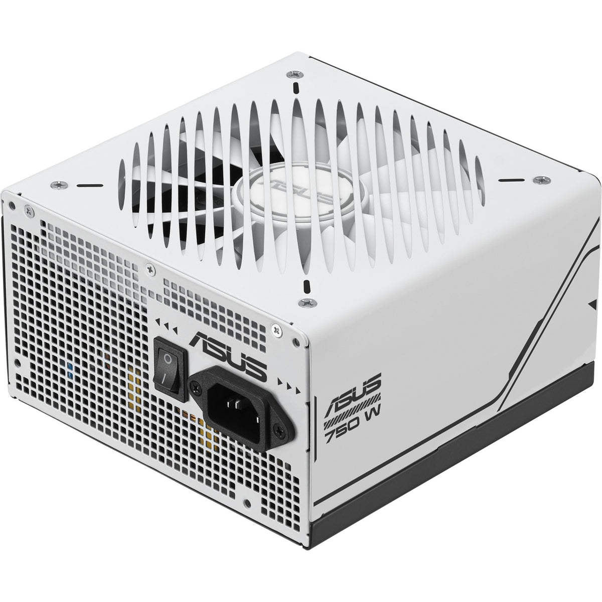 Asus prime gold modulær 750 watt strømforsyning (hvid, 1x 12v-2x6, 3x pcie)