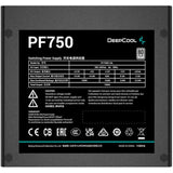 Deepcool pf750 750 watt strømforsyning (sort, 2x pcie)