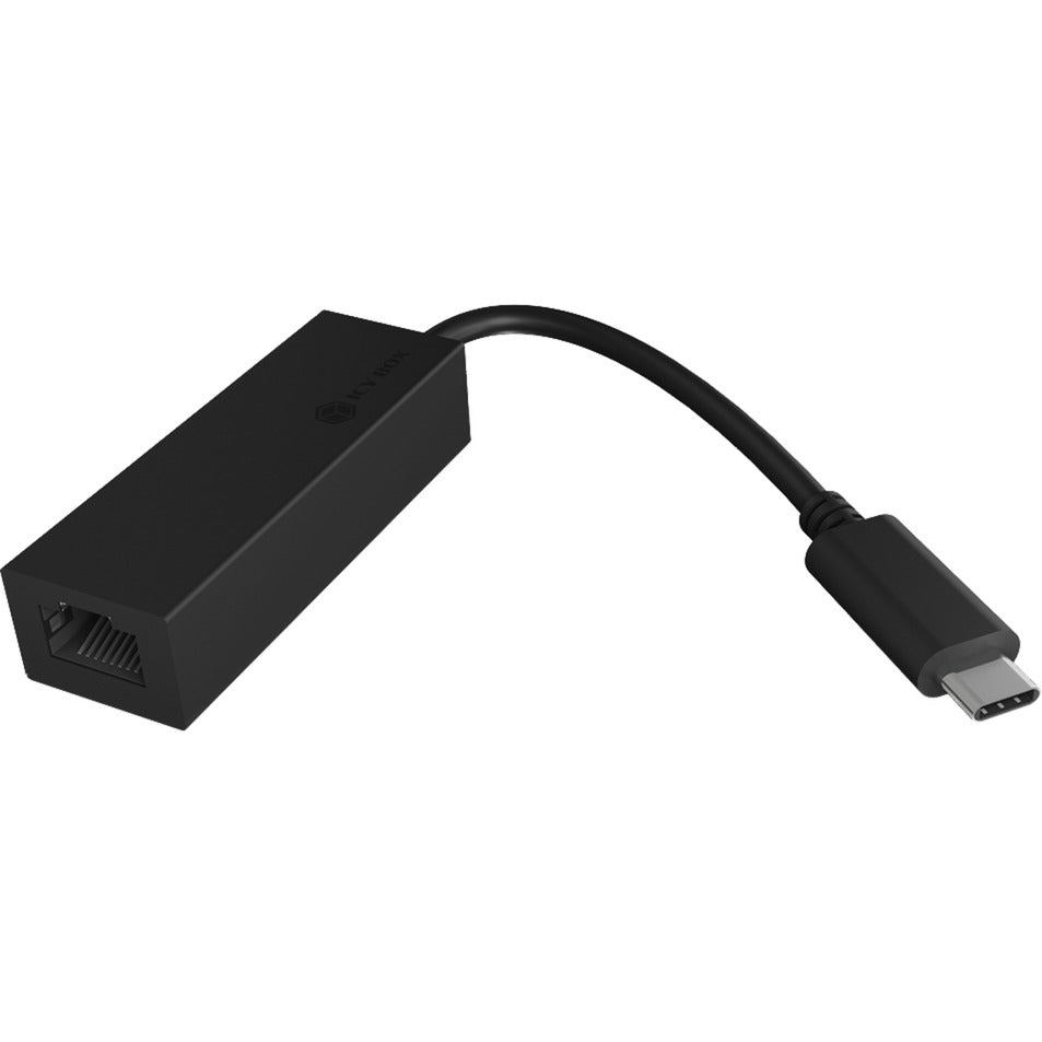 Icy box ib-lan100-c3 usb-c > gigabit ethernet LAN-adapter (sort)
