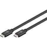 Goobay sync charge super speed USB-C kabel (sort, 1,5 meter)
