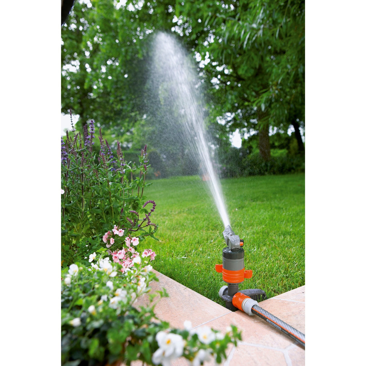 Gardena komfort turbine sprinkler (grå orange, 8144-20)