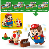 Lego super mario 72040 toad boss campingplads