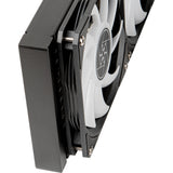 Silverstone vida 240 slim vandkøling (sort)