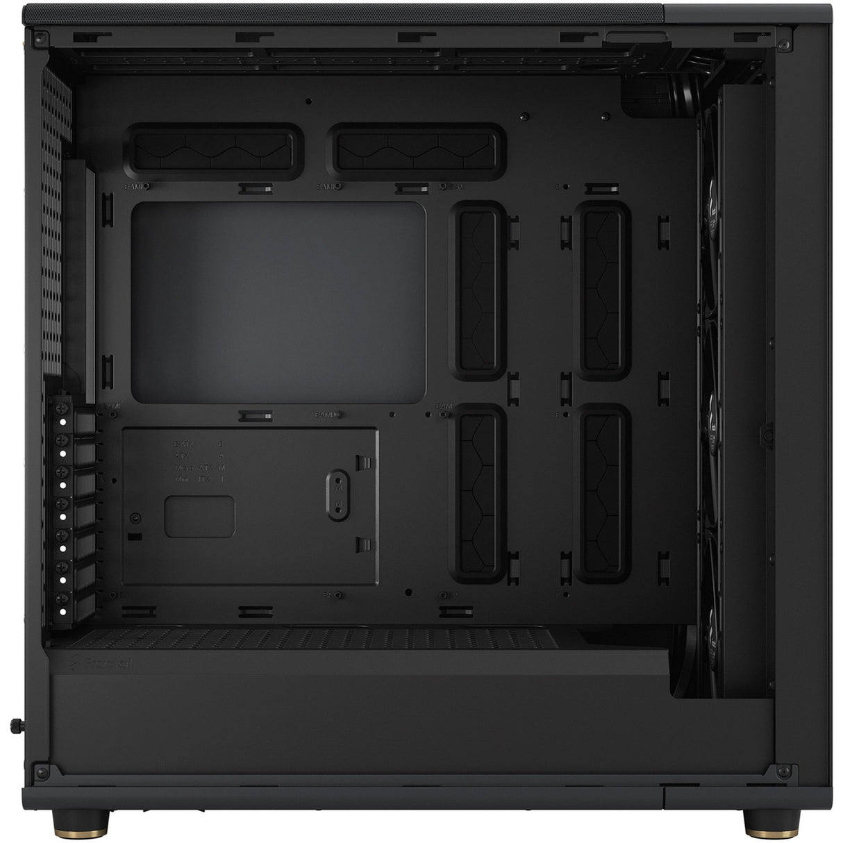 Fractal design nord xl midi tårnhus (sort træfarve | 2x USB-A | 1x USB-C)