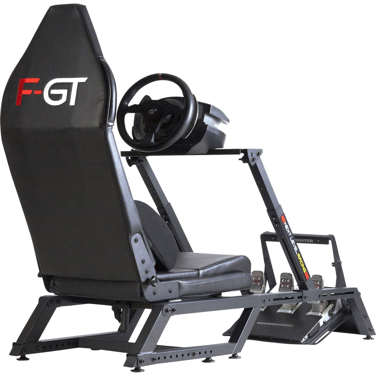 Næste niveau racing f-gt formel og gt simulator cockpit racing simulator (sort (mat))