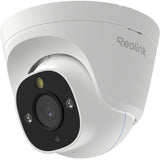 Reolink RP-PCT8M, Smart 4K 8MP POE-sikkerhedskamera med IR-farve Night Vision (hvid)