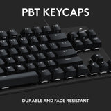 Logitech g413 tkl se mekanisk gaming-tastatur (sort, us-internationalt layout (qwerty), gl taktil, 80 % (tkl))