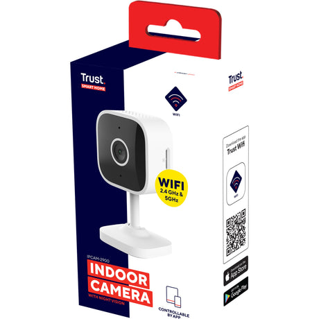 Trust ipcam-2900 sikkerhedskamera (hvid, 2,4 eller 5ghz WiFi)