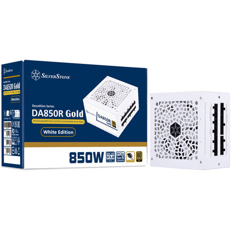 Silverstone sst-da850r-gma-www modulær 850 watt strømforsyning (hvid, 4x pcie)