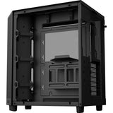 Nzxt h6 flow midi tårnhus (sort | 2x USB-A | 1x USB-C | hærdet glas)