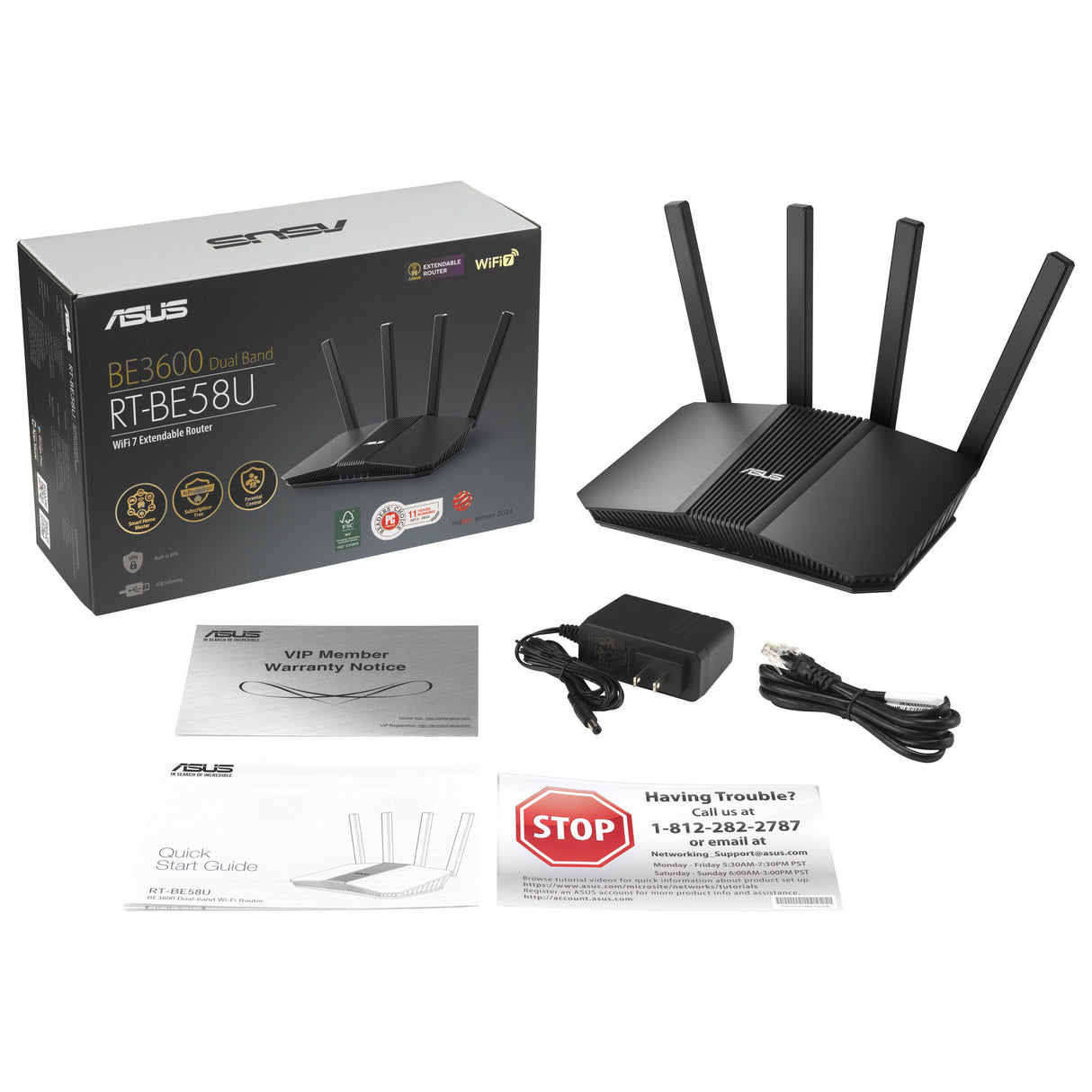 Asus rt-be58u v2 router (sort)