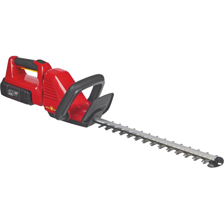 Wolf-garten batteri hækkeklipper Lycos 40 500 h (rød sort, batteri inkluderet)