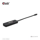 Club 3D USB-C til Triple HDMI MST Hub 4K60Hz Adapter (sort)