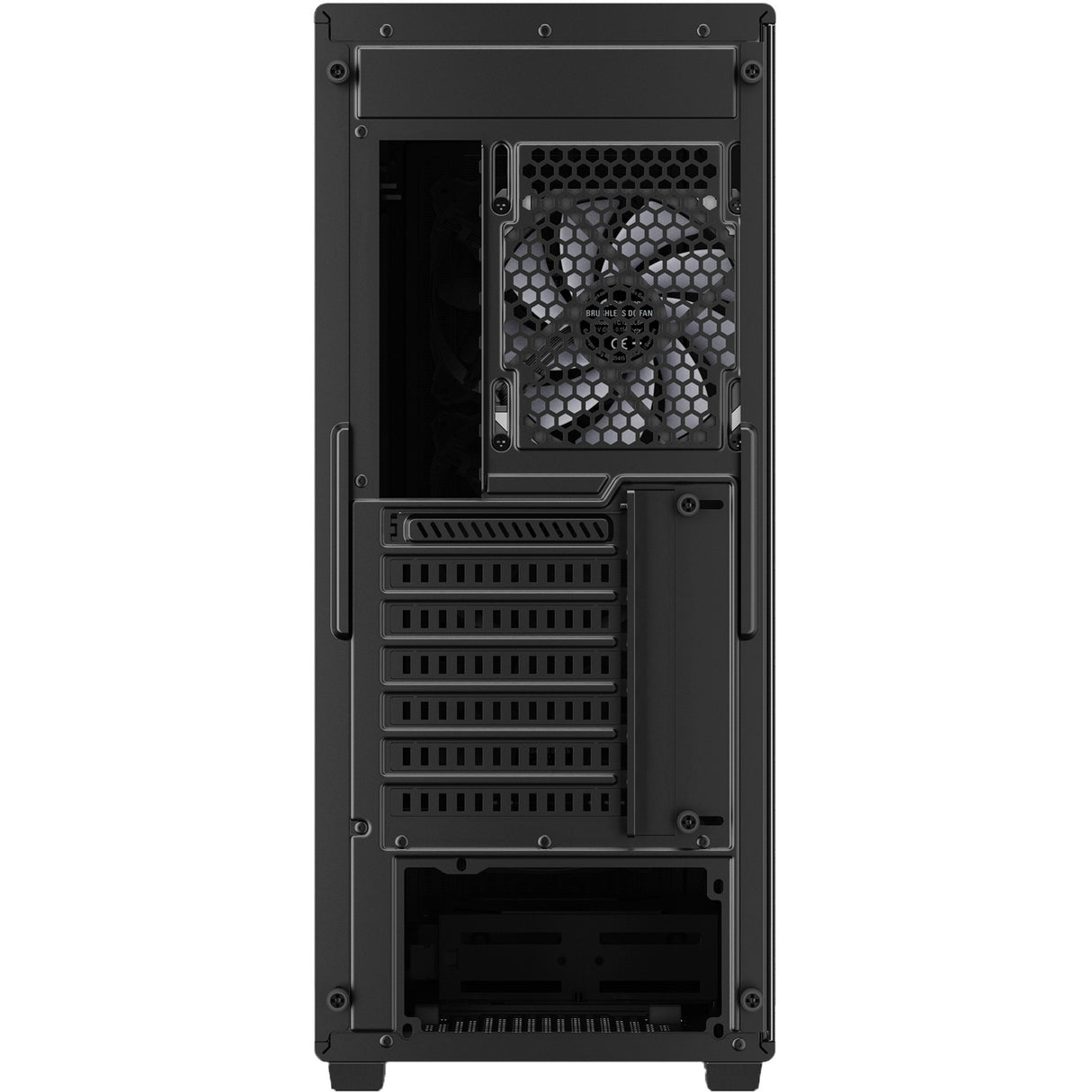 Sharkoon VK2 RGB MIDI Tower-hus (sort | 2x USB-A | RGB | hærdet glas)