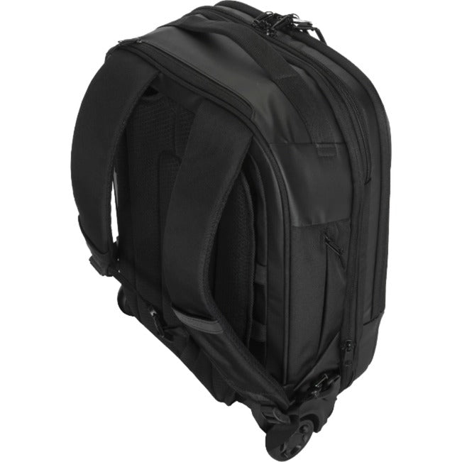 Targus 15,6" ecosmart mobile tech traveller rullende rygsækvogn (sort)