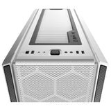 Vær stille! Silent base 802 midi tårnhus (hvid | 2x USB-A | 1x USB-C)