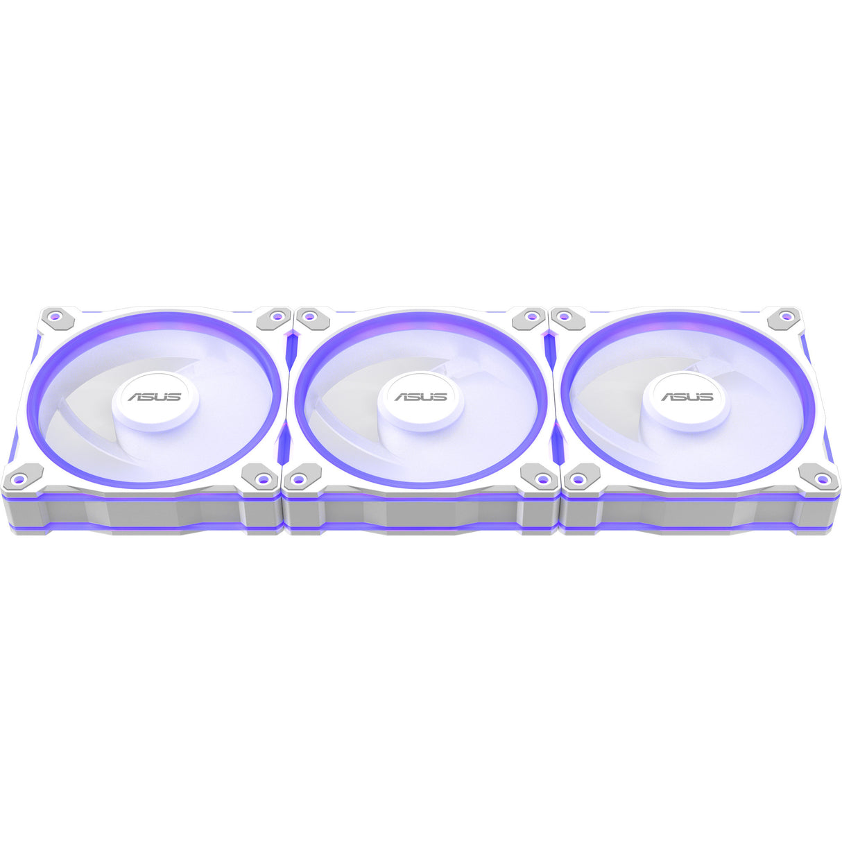 Asus prime mr120 argb reverse ventilator - triple pack case fans (hvide, 3 styk, 120 x 120 x 28 mm, 3 styk)