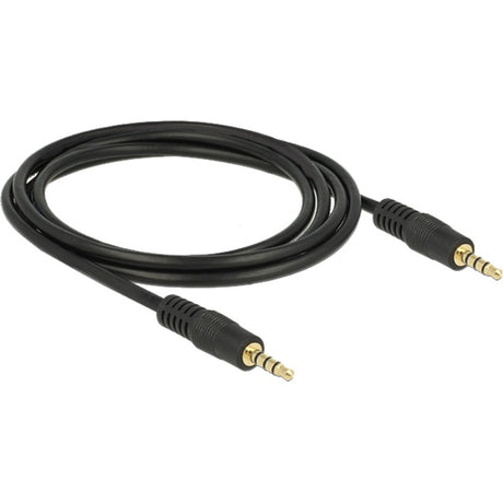 Delock 3.5 mm male > 3.5 mm male cable (black, 2 meters)