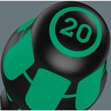 Wera 367 4 torx® hf kraftform plus skruetrækkersæt med holdefunktion med 300 mm lange klinger (sort grøn, 4 stk.)