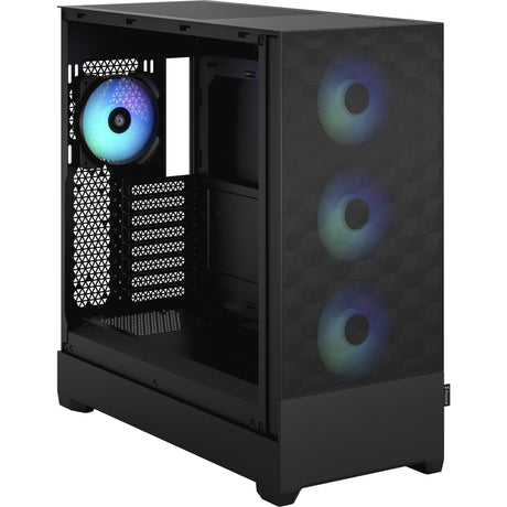 Fractal design pop xl air rgb stort tårnhus (sort | 2x usb-a | rgb | hærdet glas)