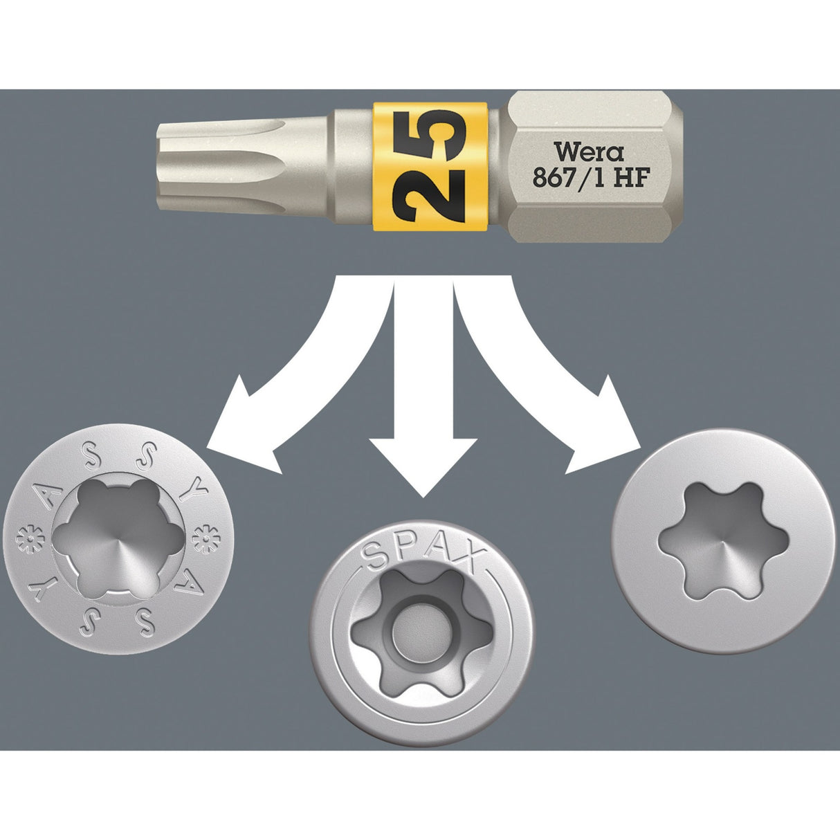 Wera bit-check 30 træ tx hf 1 bit sæt (30 stk.)