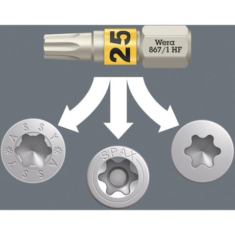 Wera bit-check 30 træ tx hf 1 bit sæt (30 stk.)