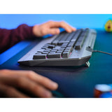 Trust GXT 836 EVOCX RGB gaming tastatur (sort, amerikansk layout (QWERTY), membran, 100 %, RGB)