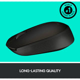 Logitech b170 mus (sort, trådløs)