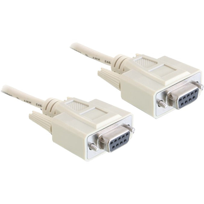 Delock seriel null-modem 9 ben hun > 9 ben hun, 1,8 m kabel (84077)