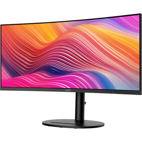 MSI Modern MD342CQP 34 Ultrawide Monitor (Sort, HDMI, Display Port, 2x USB-A, USB-B, USB-C)