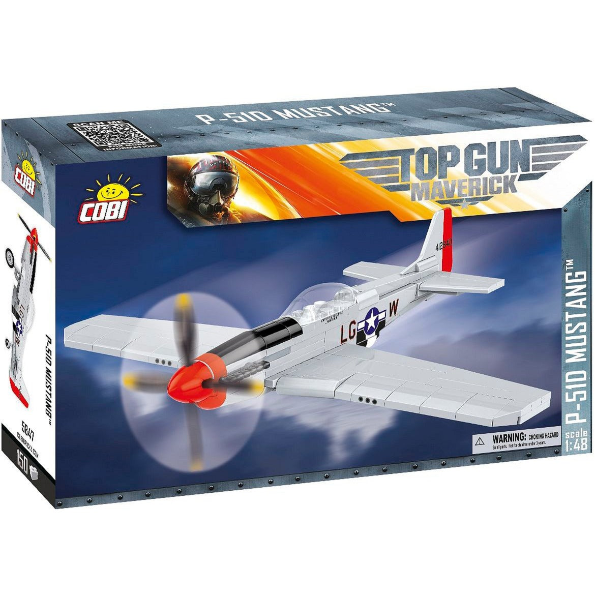 Cobi p-51d mustang constructiespeelgoed (schaal 1:48)