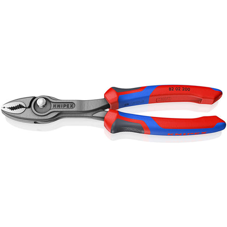 Knipex greb foran | længde 200 mm | polerede flerkomponentskeder | sort fosfateret | 1 stk - 82 02 200 - 82 02 200