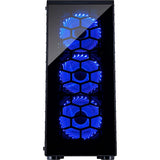 Inter-tech cxc2 midi tårnhus (sort | 3x usb-a | vindue)