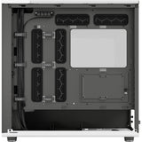 Fractal design nord xl midi tårnhus (hvid træfarve | 2x USB-A | 1x USB-C | hærdet glas)