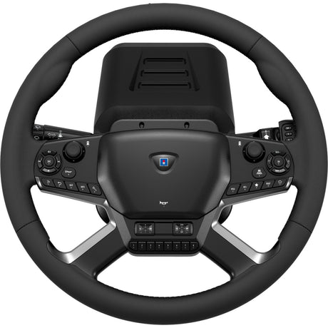 Hori force feedback lastbil kontrolsystem simulator sæt (sort sølv)