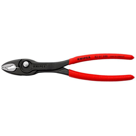 Knipex greb foran | længde 200 mm | poleret plastkappe | sort fosfateret | 1 stk - 82 01 200 - 82 01 200
