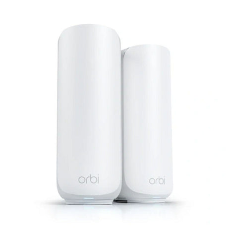 Netgear Orbi 370 WiFi mesh system, dual-band WiFi 7 mesh system, 2 styks mesh router (hvid, 1x Orbi WiFi 7 router (RBE371), 1x Orbi WiFi 7 satellit (RBE370))