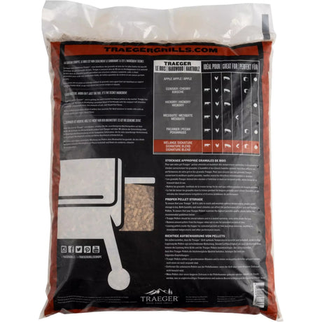 Traeger hårdttræ signatur brændstofpiller (9 kg)
