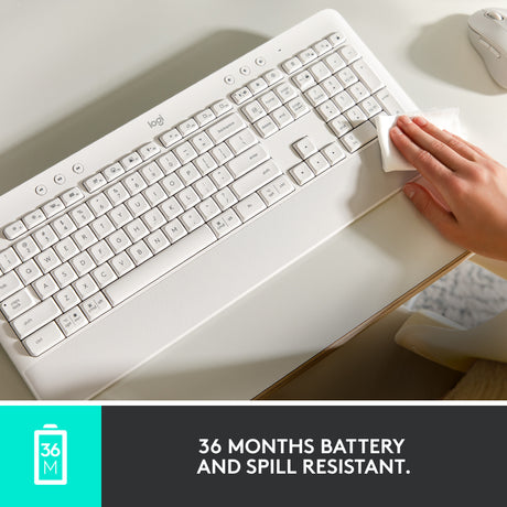 Logitech signatur k650 trådløst komforttastatur (grafit, us-internationalt layout (qwerty), 100 %)