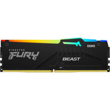 Kingston Fury Beast RGB 64 GB DDR5-5600 (2x 32 GB) RAM (sort, KF556C36bbe2ak2-64, XMP 3.0, Expo)